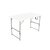 Vouwtafel BRASQ 120x60x74cm FC120 wit
