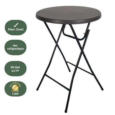 Table Mange Debout BRASQ BT100 noir
