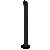Cendrier colonne BRASQ AT300 inox noir