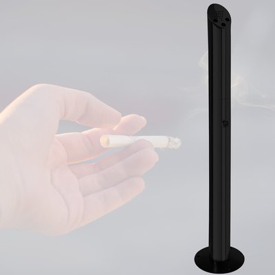 Cendrier colonne BRASQ AT300 inox noir