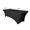 Housse de table BRASQ 183x76x74cm noir Photo