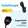 Verlengkabel BRASQ 30m zwart foto