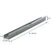 Kabelgoot BRASQ verstelbaar 75-150cm CT100 zilver foto