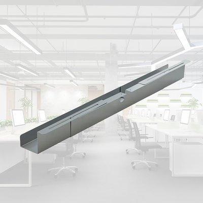 Kabelgoot BRASQ verstelbaar 75-150cm CT100 zilver
