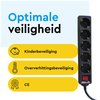 Stekkerdoos BRASQ 5 voudig 5 meter zwart foto