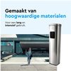 Afvalbak met asbak BRASQ 20 liter AT400 rvs foto