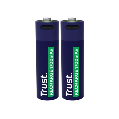 Pile Trust rechargeable USB-C 2x AA