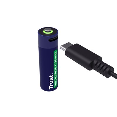 Pile Trust rechargeable USB-C 2x AA