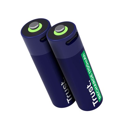 Pile Trust rechargeable USB-C 2x AA