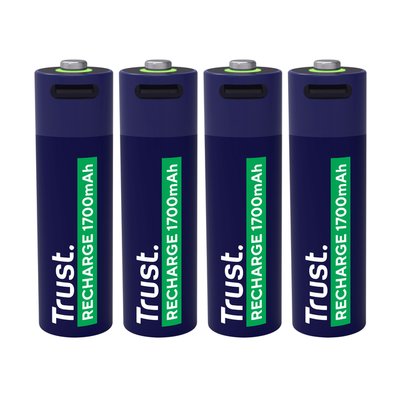 Pile Trust rechargeable USB-C 4x AA