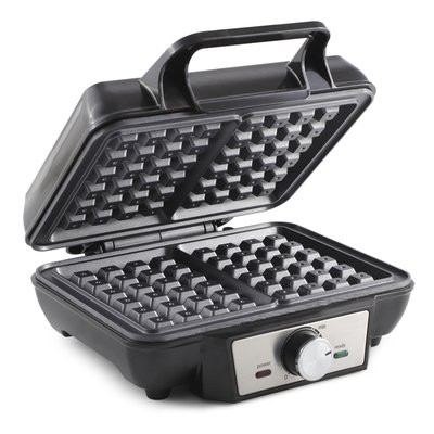 Gaufrier Tomado pour 2 gaufres noir
