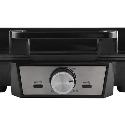 Gaufrier Tomado pour 2 gaufres noir
