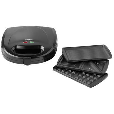 Multigrill Tomado 3-en-1 noir