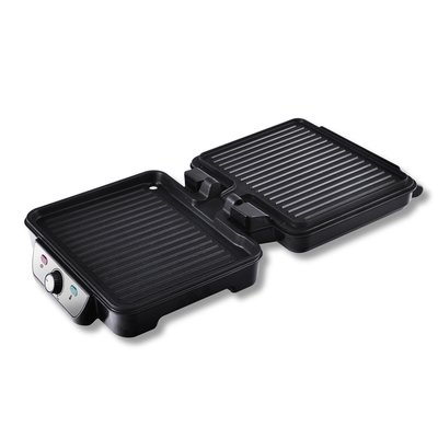 Contactgrill Inventum 1800 Watt zwart/RVS
