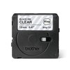 Labeltape Brother P-touch Btag-131 standaard 12mm zwart op transparant foto