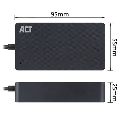 Chargeur ordinateur portable ACT Compact universel 65W