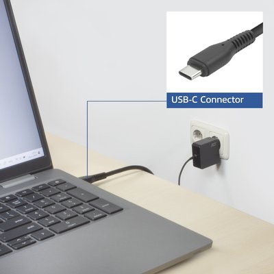 Laptop Oplader ACT USB-C Power Delivery 65W 2mtr