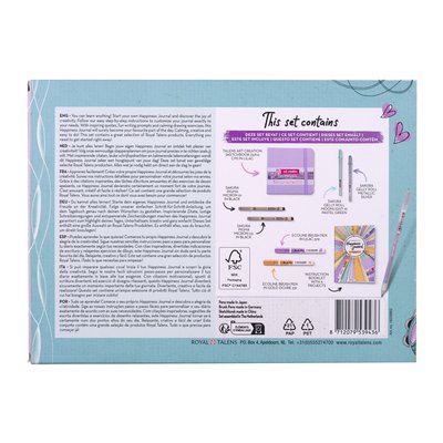 Happiness Journal Set Royal Talens 8-delig