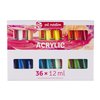 Peinture acrylique Talens Art Creation set 36 couleurs Photo