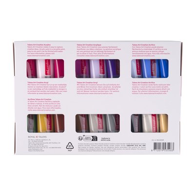 Peinture acrylique Talens Art Creation set 36 couleurs