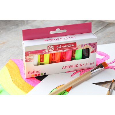 Peinture acrylique Talens Art Creation set 36 couleurs Reflex
