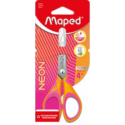 Kinderschaar Maped Neon 13cm assorti