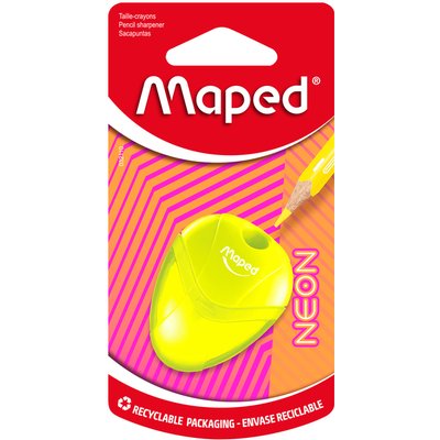 Taille-crayon Maped Neon Igloo 1 trou assorti