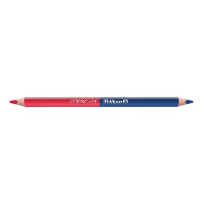 Potlood Pelikan 3mm rood/blauw