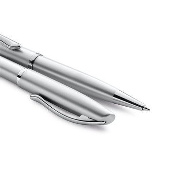 Schrijfset Pelikan Jazz Noble Elegance K36+P36 medium silver