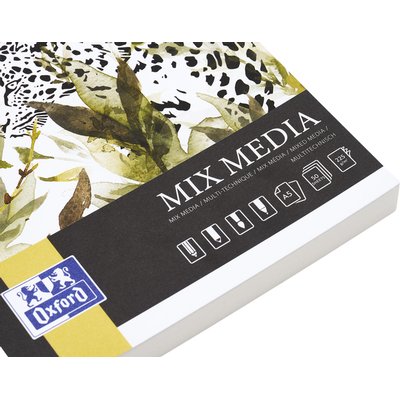 Tekenblok Oxford Mix Media A5 50 vel 225 gram