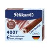 Inktpatroon Pelikan 4001 bruin 6 stuks foto