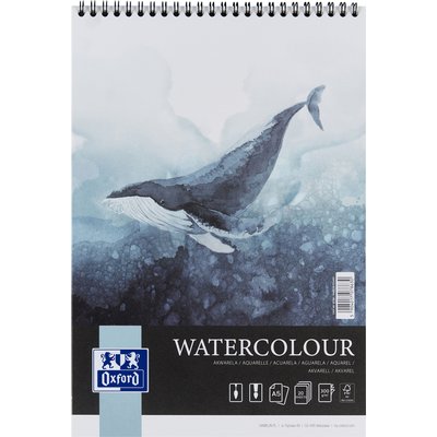 Bloc aquarelle Oxford Watercolour A5 20 feuilles 300g spirale