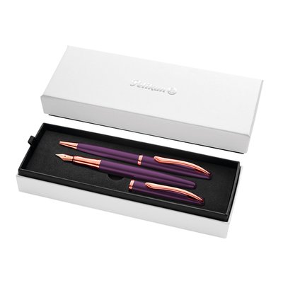 Schrijfset Pelikan Jazz Noble Elegance K36+P36 medium viola
