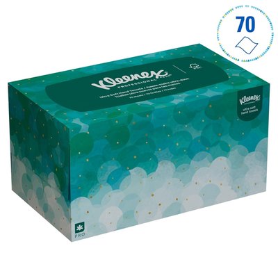 Handdoek Kleenex Ultra Pop-up Box 1-laags 226x254mm 70 vel wit 6088
