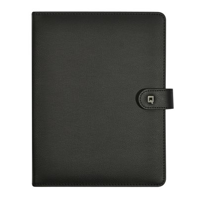 Schrijfmap DESQ voor tablet 7"-10" met sluitclip zwart