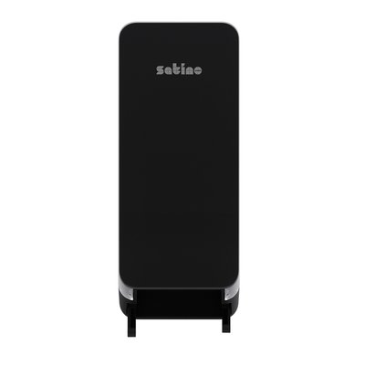 Distributeur papier toilette Satino JT3 Hyginity système rouleau duo noir 333423