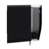 Toiletpapierdispenser Satino MT1 Hyginity duo zwart 333427 foto