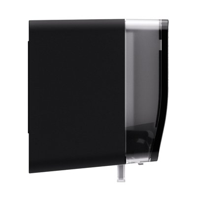 Toiletpapierdispenser Satino MT1 Hyginity duo zwart 333427