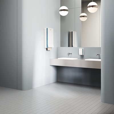 Distributeur papier toilette Satino JT2 Hyginity 333406 Jumbo L blanc