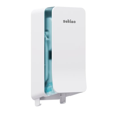 Toiletpapierdispenser Satino JT3 Hyginity systeemrol duo wit 333422