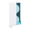 Toiletpapierdispenser Satino JT3 Hyginity systeemrol duo wit 333422 foto