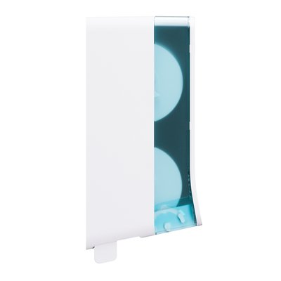 Toiletpapierdispenser Satino JT3 Hyginity systeemrol duo wit 333422