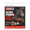 Klittenband tesa Ultra Power Lock Strips 50x25mm 2 strips zwart foto