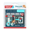 Adhésif tesa Powerstrips Click Medium 16 paires blanc Photo