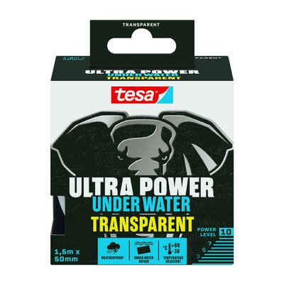 Ruban de réparation tesa Ultra Power Under Water transparent 50mmx1,5m