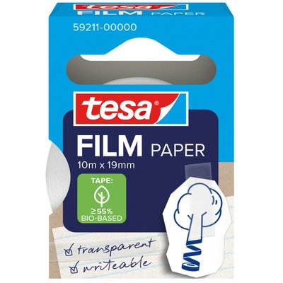 Plakband tesafilm papier 19mmx10m
