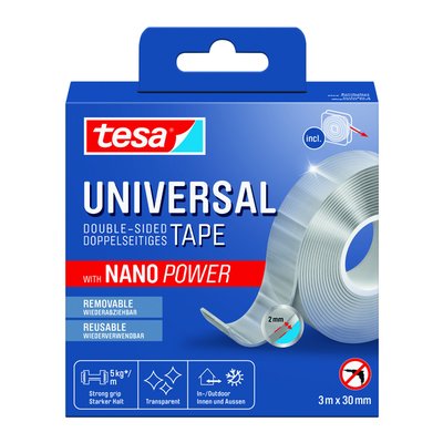 Ruban adhésif tesa Nano double face 30mmx3m