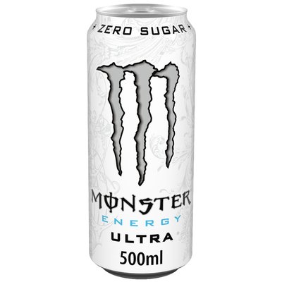 Energiedrank Monster ultra suikervrij blik 500ml