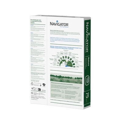 Kopieerpapier Navigator Nature A4 75gr wit 500 vel