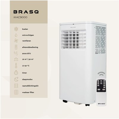 Airconditioning BRASQ MAC9000 9000 BTU wit